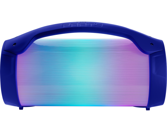 Enceinte Bluetooth® PARTY LITE avec effets lumineux avec micro Bleue Party