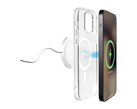 Coque Apple iPhone 13 Pro Max Compatible MagSafe Lite Mag Transparente Puro